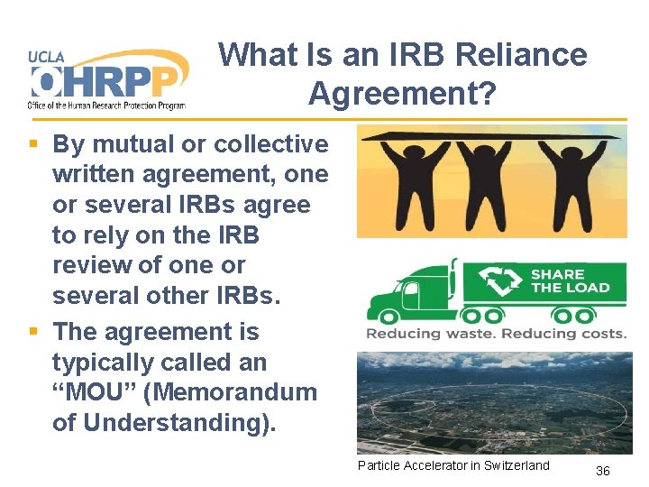 What Is an IRB Reliance Agreement? § By mutual or collective written agreement, one