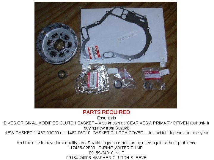 Suzuki VStrom DL 1000 Clutch Basket Removal and