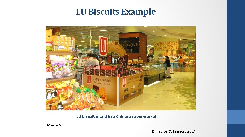 LU Biscuits Example LU biscuit brand in a Chinese supermarket © author © Taylor