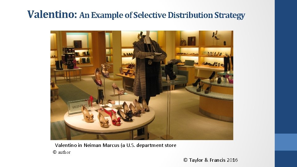 Valentino: An Example of Selective Distribution Strategy Valentino in Neiman Marcus (a U. S.