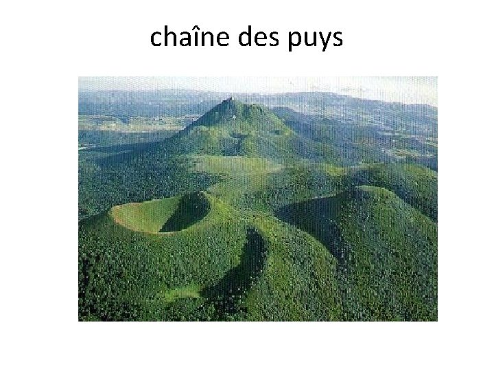 chaîne des puys 