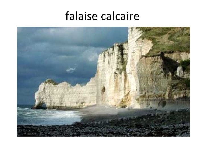 falaise calcaire 