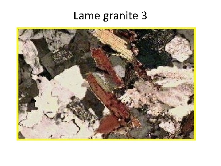 Lame granite 3 