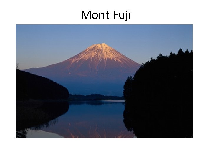 Mont Fuji 