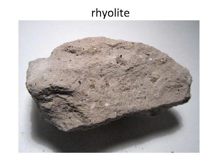 rhyolite 