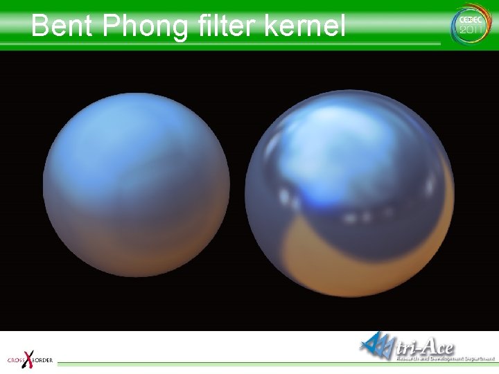 Bent Phong filter kernel 