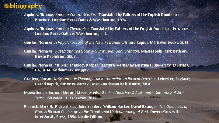 Bibliography Aquinas, Thomas. Summa Contra Gentiles. Translated by Fathers of the English Dominican Province.