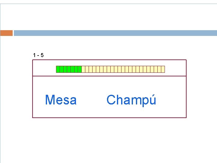 1 - 5 Mesa Champú 1 - 5 Mesa Champú