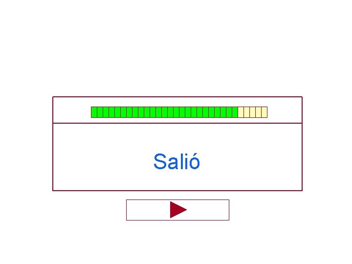 Salió Salió