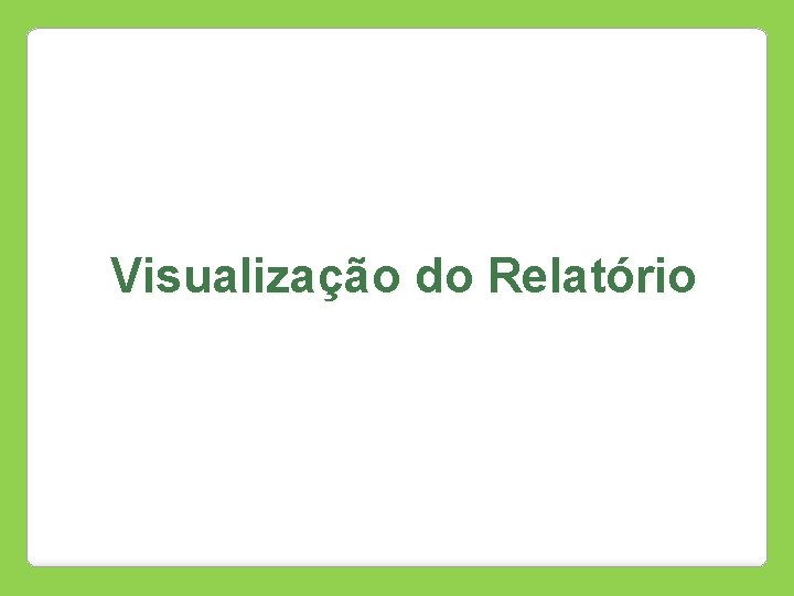  Visualização do Relatório 