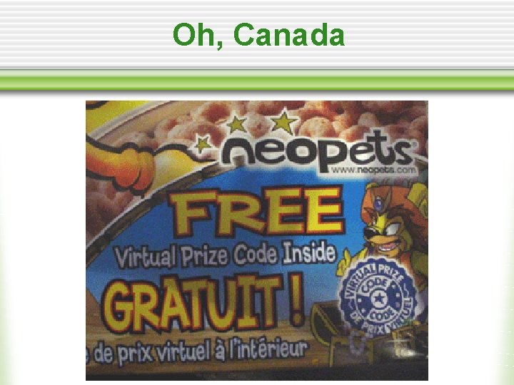Oh, Canada 
