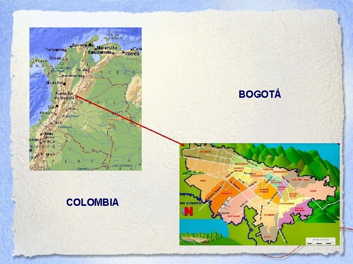 BOGOTÁ Área Urbana Área Rural COLOMBIA 