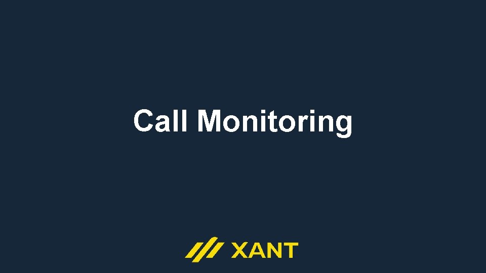 Call Monitoring 