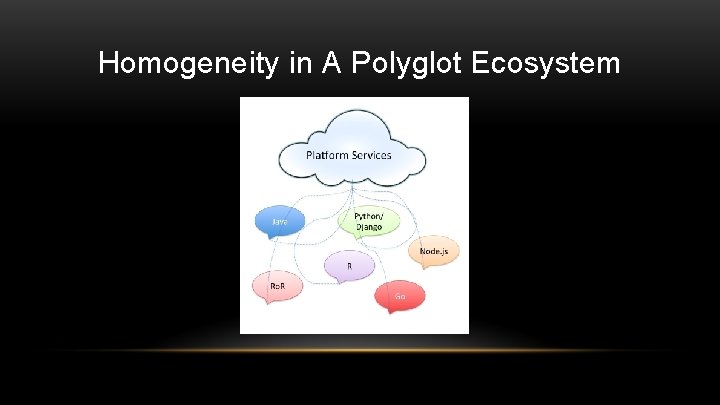 Homogeneity in A Polyglot Ecosystem 