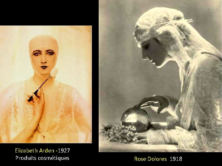 Elizabeth Arden -1927 Produits cosmétiques Rose Dolores 1918 