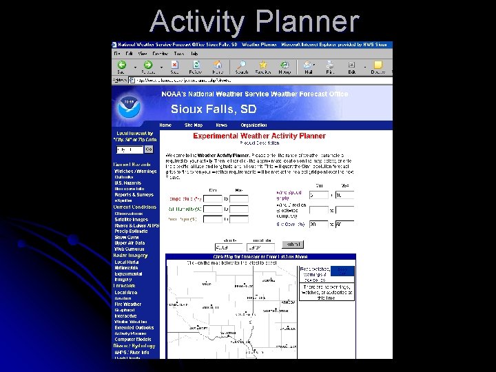 Activity Planner 
