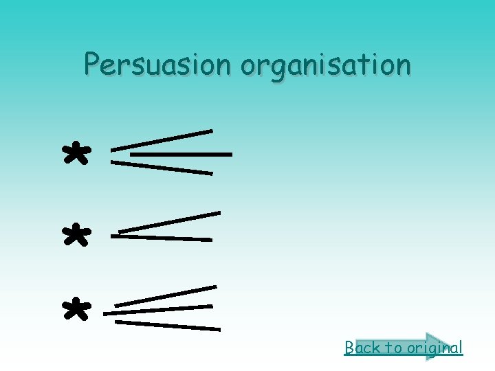 Persuasion organisation * * * Back to original 