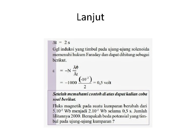 Lanjut 