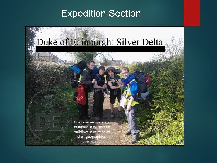Expedition Section 