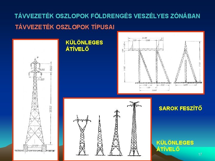 TÁVVEZETÉK OSZLOPOK FÖLDRENGÉS VESZÉLYES ZÓNÁBAN TÁVVEZETÉK OSZLOPOK TÍPUSAI KÜLÖNLEGES ÁTÍVELŐ SAROK FESZÍTŐ KÜLÖNLEGES ÁTÍVELŐ TÁVVEZETÉK OSZLOPOK FÖLDRENGÉS VESZÉLYES ZÓNÁBAN TÁVVEZETÉK OSZLOPOK TÍPUSAI KÜLÖNLEGES ÁTÍVELŐ SAROK FESZÍTŐ KÜLÖNLEGES ÁTÍVELŐ
