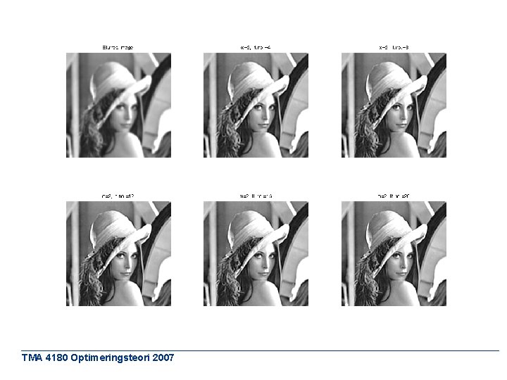 TMA 4180 Optimeringsteori 2007 