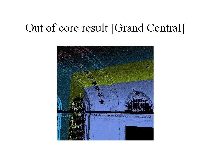 Out of core result [Grand Central] 