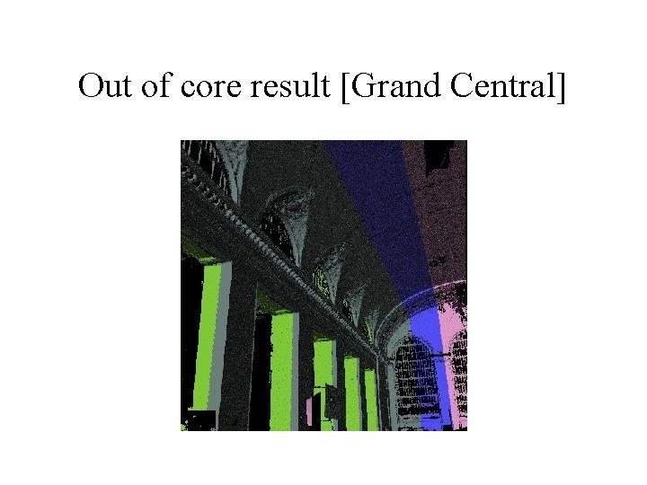 Out of core result [Grand Central] 