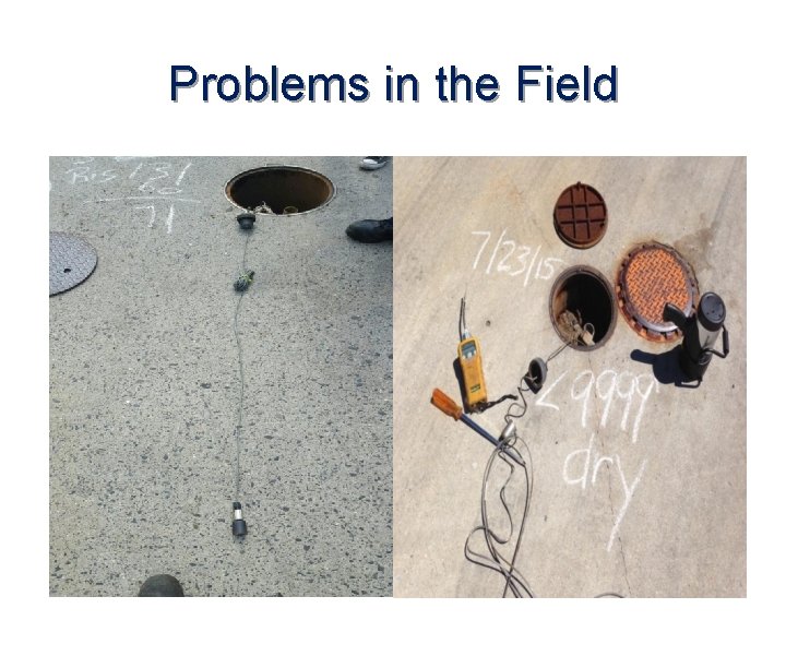 Problems in the Field 