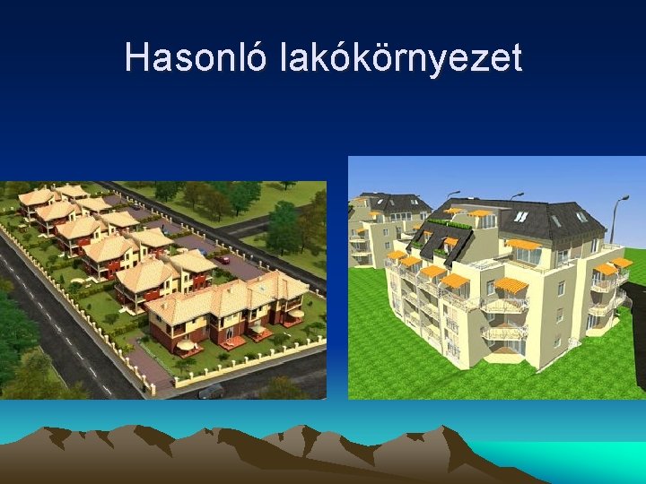 Hasonló lakókörnyezet 