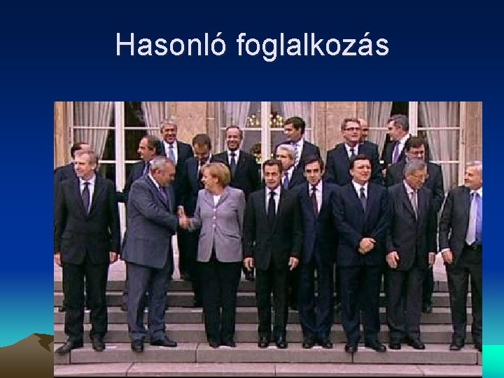 Hasonló foglalkozás 