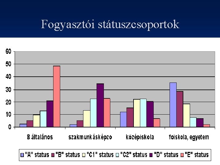 Fogyasztói státuszcsoportok 