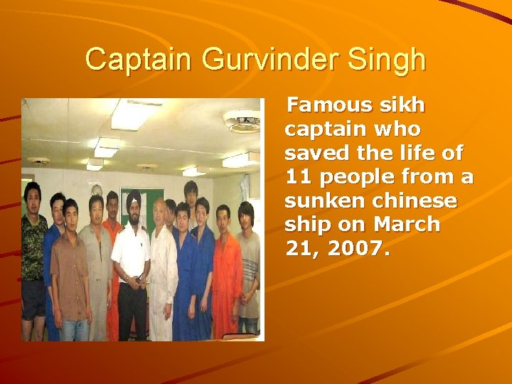 Captain Gurvinder Singh Famous sikh captain who saved the life of 11 people from