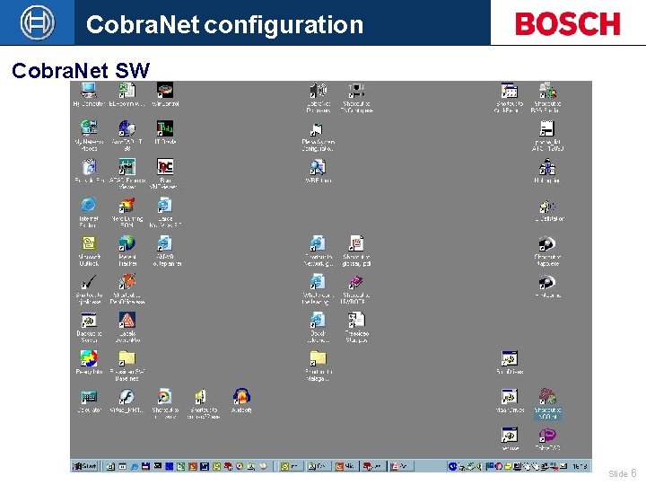 Cobra. Net configuration Cobra. Net SW Slide 6 