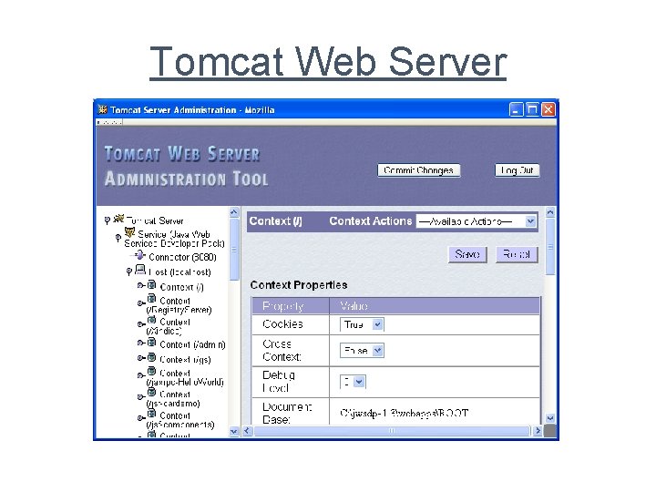 Tomcat Web Server 