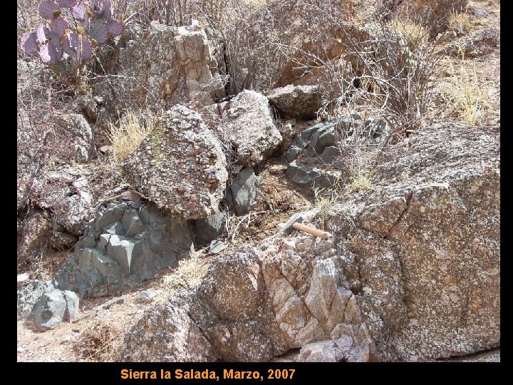 Sierra la Salada, Marzo, 2007 