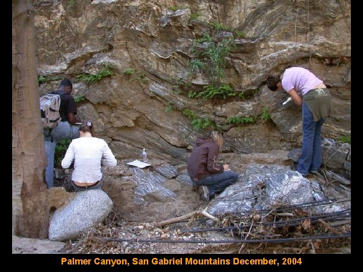 Palmer Canyon, San Gabriel Mountains December, 2004 