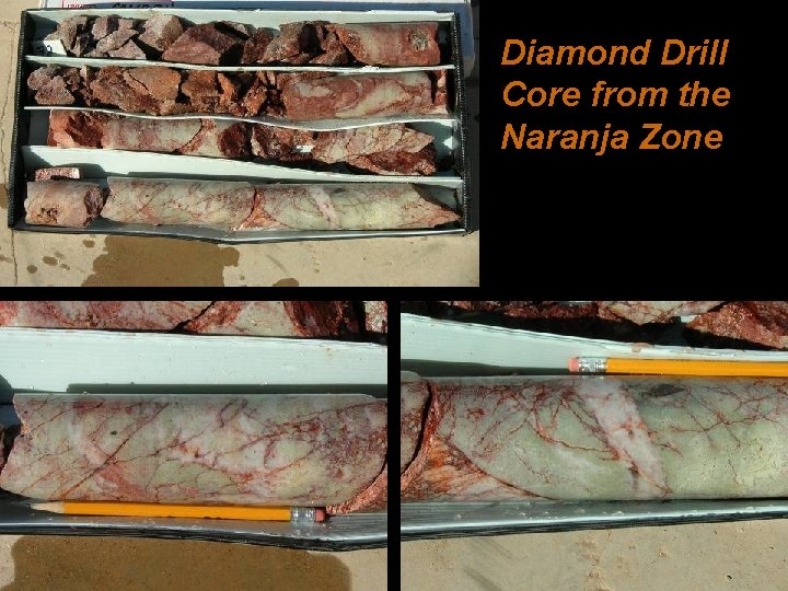 Diamond Drill Core from the Naranja Zone 