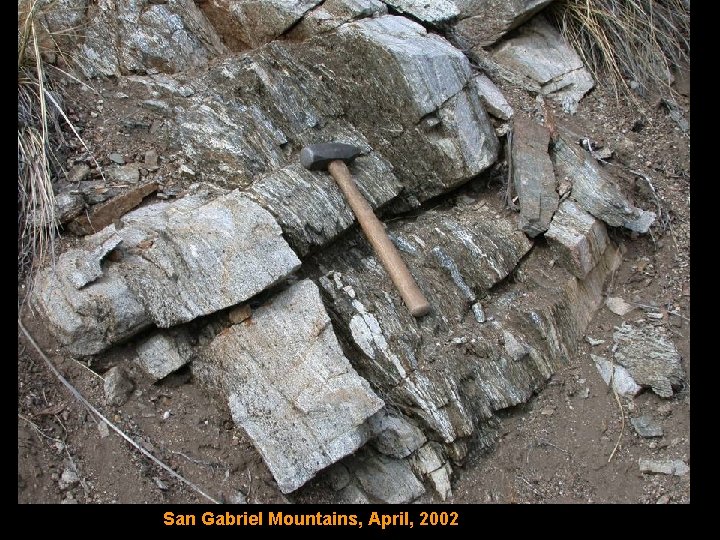 San Gabriel Mountains, April, 2002 