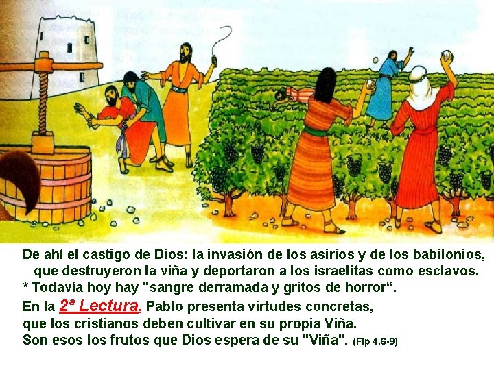 De ahí el castigo de Dios: la invasión de los asirios y de los