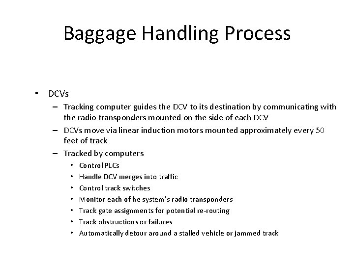 DIA Automated Baggage Handling System MSNBC on Denvers