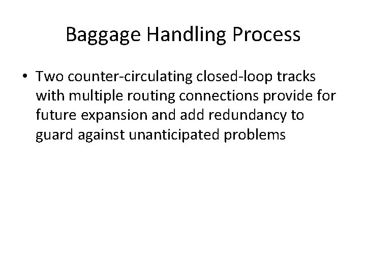 DIA Automated Baggage Handling System MSNBC on Denvers