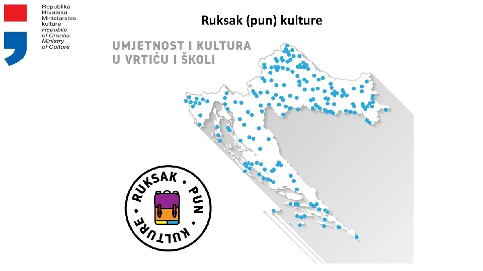 Ruksak (pun) kulture. Education and Sports of the Republic of Croatia 