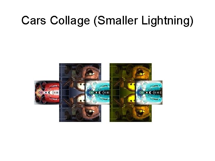 Cars Collage (Smaller Lightning) 