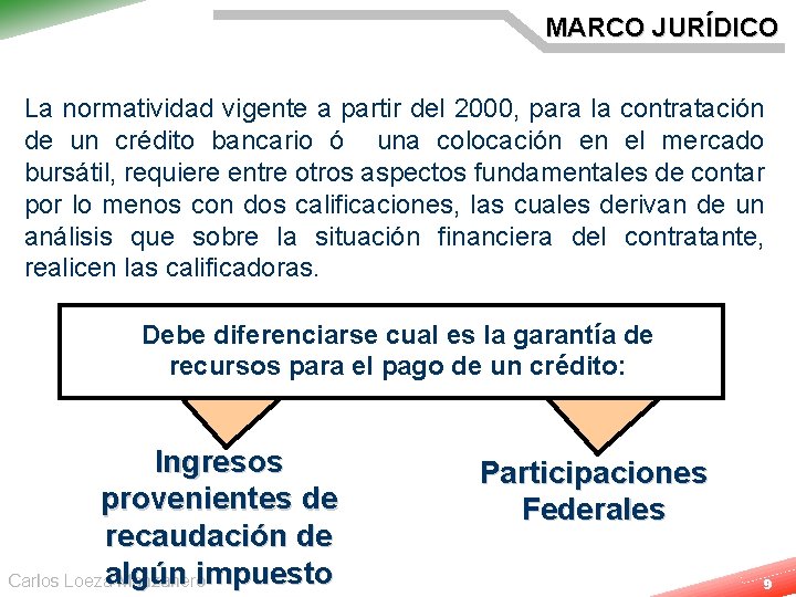 MARCO JURÍDICO La normatividad vigente a partir del 2000, para la contratación de un