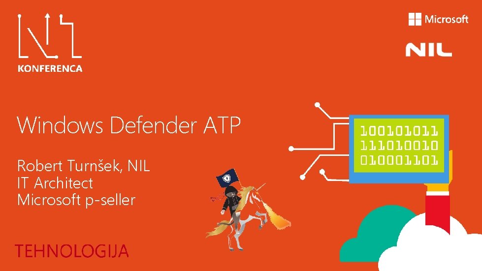 Windows Defender ATP Robert Turnšek, NIL IT Architect Microsoft p-seller 