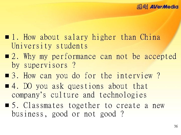 1. How about salary higher than China University students n 2. Why my performance