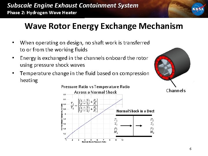 Subscale Engine Exhaust Containment System Phase 2: Hydrogen Wave Heater Wave Rotor Energy Exchange