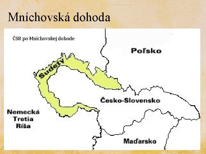 Mníchovská dohoda § „Mníchovská zrada“ / „O nás, bez nás“ ČSR po Mníchovskej dohode