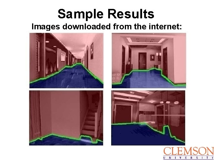 Sample Results Images downloaded from the internet: 