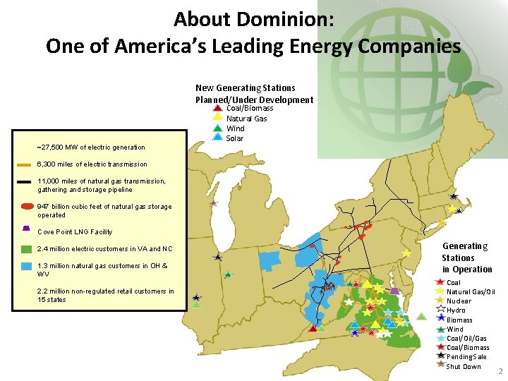 Sustainability at Dominion Lisa Moerner Director Environmental